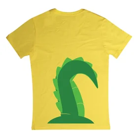 Прикольные футболки: Животные -  хвост крокодила